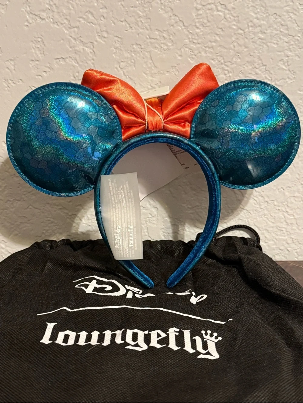 Loungefly Disney Princess Stained Glass Moana Mini Backpack and Ears Combo